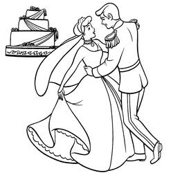 Coloring page: Cinderella (Animation Movies) #129482 - Printable coloring pages