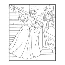Coloring page: Cinderella (Animation Movies) #129483 - Free Printable Coloring Pages