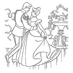 Coloring page: Cinderella (Animation Movies) #129487 - Free Printable Coloring Pages