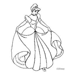 Coloring page: Cinderella (Animation Movies) #129490 - Free Printable Coloring Pages