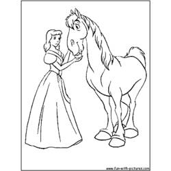 Coloring page: Cinderella (Animation Movies) #129500 - Free Printable Coloring Pages
