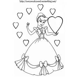 Coloring page: Cinderella (Animation Movies) #129505 - Printable coloring pages