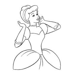 Coloring page: Cinderella (Animation Movies) #129507 - Free Printable Coloring Pages