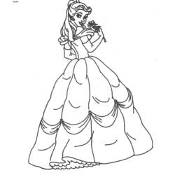 Coloring page: Cinderella (Animation Movies) #129522 - Free Printable Coloring Pages
