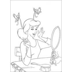 Coloring page: Cinderella (Animation Movies) #129527 - Free Printable Coloring Pages