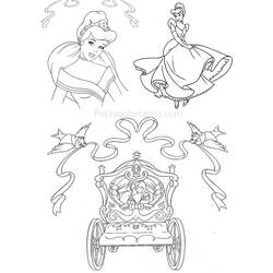 Coloring page: Cinderella (Animation Movies) #129538 - Free Printable Coloring Pages