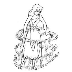 Coloring page: Cinderella (Animation Movies) #129541 - Free Printable Coloring Pages