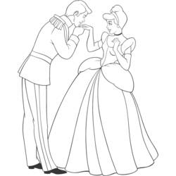 Coloring page: Cinderella (Animation Movies) #129543 - Printable coloring pages