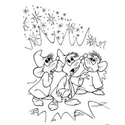 Coloring page: Cinderella (Animation Movies) #129545 - Printable coloring pages