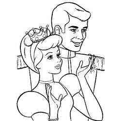 Coloring page: Cinderella (Animation Movies) #129550 - Free Printable Coloring Pages