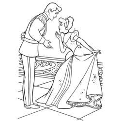 Coloring page: Cinderella (Animation Movies) #129553 - Free Printable Coloring Pages