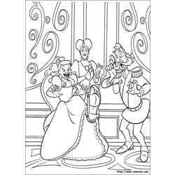 Coloring page: Cinderella (Animation Movies) #129558 - Free Printable Coloring Pages