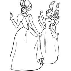 Coloring page: Cinderella (Animation Movies) #129562 - Free Printable Coloring Pages