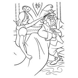 Coloring page: Cinderella (Animation Movies) #129570 - Free Printable Coloring Pages