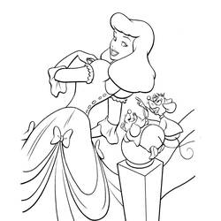 Coloring page: Cinderella (Animation Movies) #129576 - Free Printable Coloring Pages