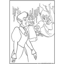 Coloring page: Cinderella (Animation Movies) #129580 - Free Printable Coloring Pages