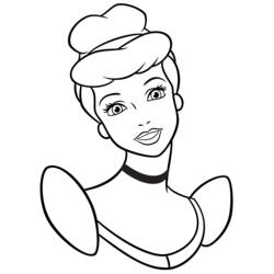 Coloring page: Cinderella (Animation Movies) #129582 - Free Printable Coloring Pages