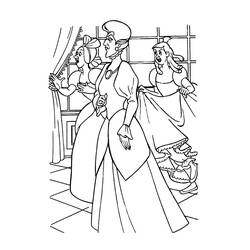 Coloring page: Cinderella (Animation Movies) #129587 - Free Printable Coloring Pages