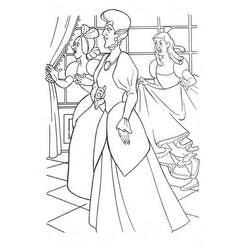 Coloring page: Cinderella (Animation Movies) #129588 - Free Printable Coloring Pages