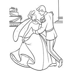 Coloring page: Cinderella (Animation Movies) #129589 - Free Printable Coloring Pages