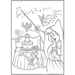 Coloring page: Cinderella (Animation Movies) #129591 - Free Printable Coloring Pages