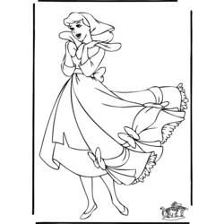 Coloring page: Cinderella (Animation Movies) #129598 - Free Printable Coloring Pages