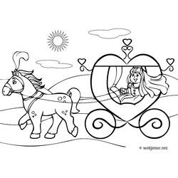Coloring page: Cinderella (Animation Movies) #129604 - Free Printable Coloring Pages