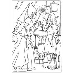 Coloring page: Cinderella (Animation Movies) #129607 - Free Printable Coloring Pages