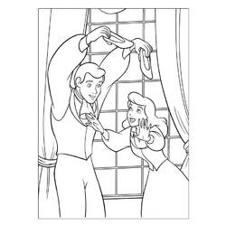 Coloring page: Cinderella (Animation Movies) #129614 - Free Printable Coloring Pages