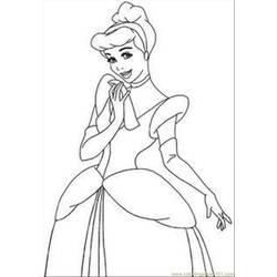Coloring page: Cinderella (Animation Movies) #129620 - Free Printable Coloring Pages