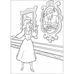 Coloring page: Cinderella (Animation Movies) #129637 - Free Printable Coloring Pages