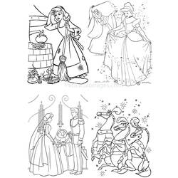 Coloring page: Cinderella (Animation Movies) #129644 - Free Printable Coloring Pages