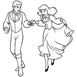 Coloring page: Cinderella (Animation Movies) #129646 - Free Printable Coloring Pages