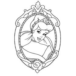 Coloring page: Cinderella (Animation Movies) #129647 - Printable Coloring Pages