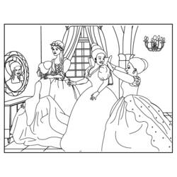 Coloring page: Cinderella (Animation Movies) #129661 - Free Printable Coloring Pages