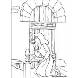 Coloring page: Cinderella (Animation Movies) #129669 - Free Printable Coloring Pages