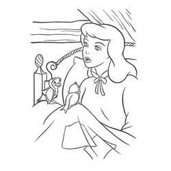 Coloring page: Cinderella (Animation Movies) #129674 - Free Printable Coloring Pages