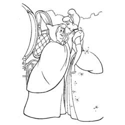 Coloring page: Cinderella (Animation Movies) #129676 - Free Printable Coloring Pages