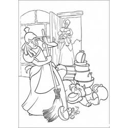 Coloring page: Cinderella (Animation Movies) #129683 - Free Printable Coloring Pages