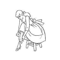 Coloring page: Cinderella (Animation Movies) #129696 - Free Printable Coloring Pages