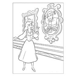 Coloring page: Cinderella (Animation Movies) #129708 - Free Printable Coloring Pages