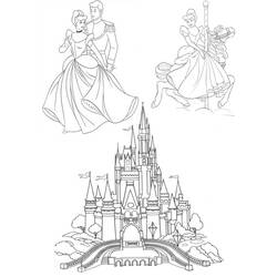 Coloring page: Cinderella (Animation Movies) #129711 - Free Printable Coloring Pages