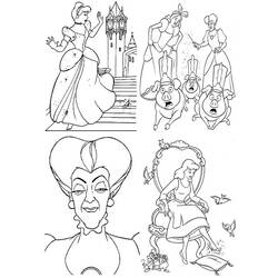Coloring page: Cinderella (Animation Movies) #129713 - Free Printable Coloring Pages