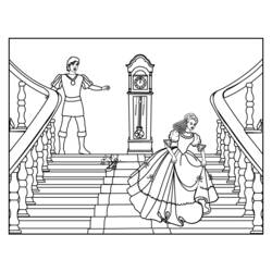 Coloring page: Cinderella (Animation Movies) #129729 - Free Printable Coloring Pages