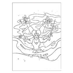 Coloring page: Cinderella (Animation Movies) #129732 - Free Printable Coloring Pages