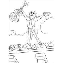 Coloring page: Coco Disney (Animation Movies) #185273 - Free Printable Coloring Pages