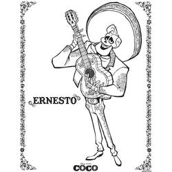 Coloring page: Coco Disney (Animation Movies) #185287 - Free Printable Coloring Pages