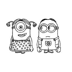 Coloring page: Despicable me (Animation Movies) #130329 - Printable coloring pages