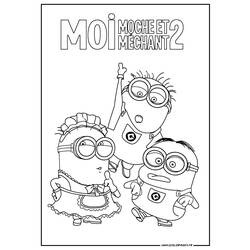 Coloring page: Despicable me (Animation Movies) #130332 - Printable coloring pages