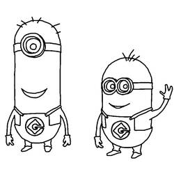 Coloring page: Despicable me (Animation Movies) #130342 - Printable coloring pages